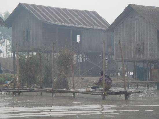 Morgens auf dem Inle Lake