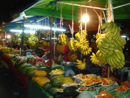Night market in Kota Kinabalu