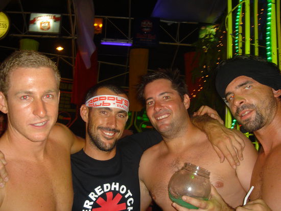 einige Jungs vom Polterabend, wohnten auch im gleichen Hotel wie wir!