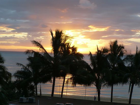 Sonnenuntergang auf Moreton Island