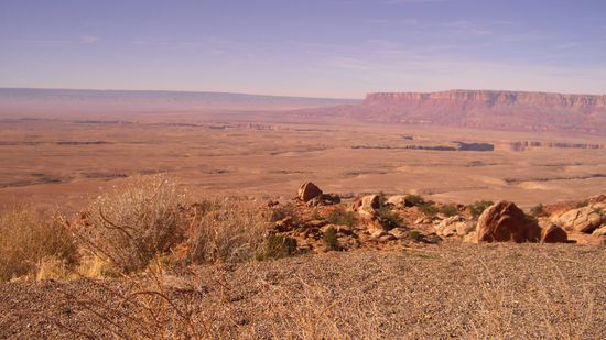 ...unendliche Weiten im Niemandsland des Navajo-Indianerreservates...