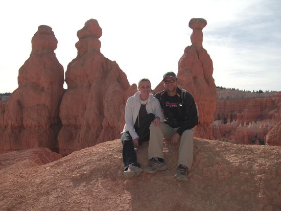 Am Sunrise Point, Bryce Canyon.