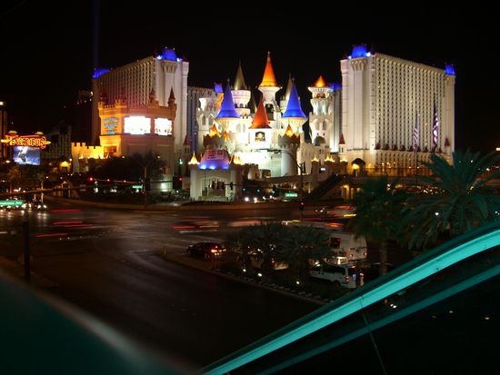 Unser Hotel, das "Excalibur"