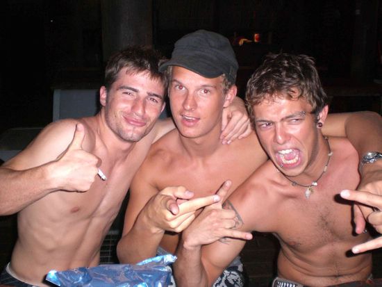 Wir beide mit Ben aus Bremen