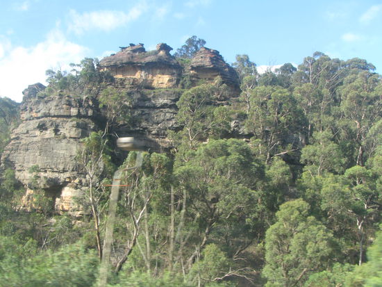 Fahrt durch die Blue Mountains