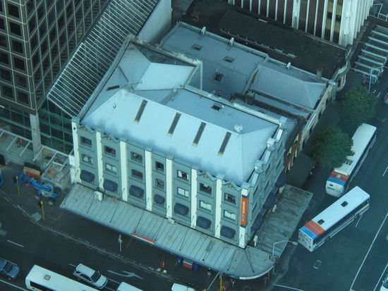 Blick auf unser Hostel