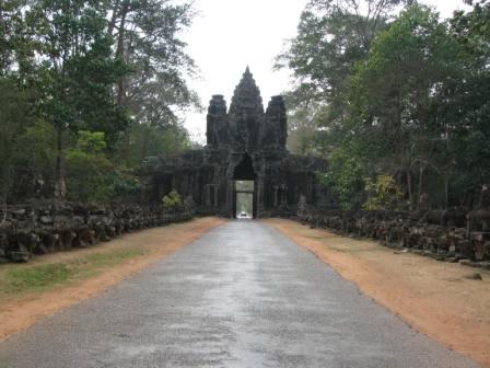 Das Siegestor von Angkor Thom