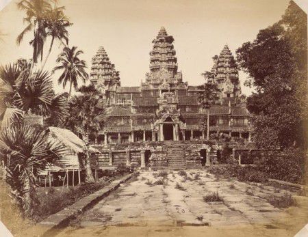 Ein Bild von Angkor Wat 1866
