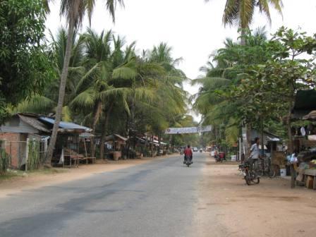 auf dem Weg nach Banteay Srei