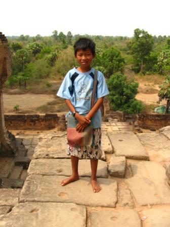 kleiner "Geschäftsmann" im Pre Rup