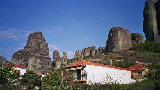 Meteora Felsen bei Kastaraki