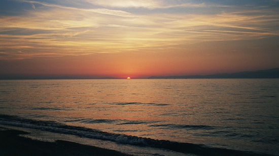 Sonnenuntergang auf der Insel Thassos