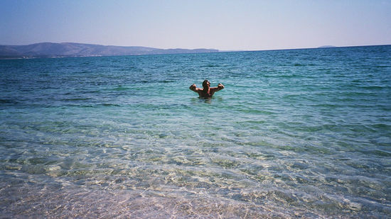 Glasklares Wasser der Ägäis