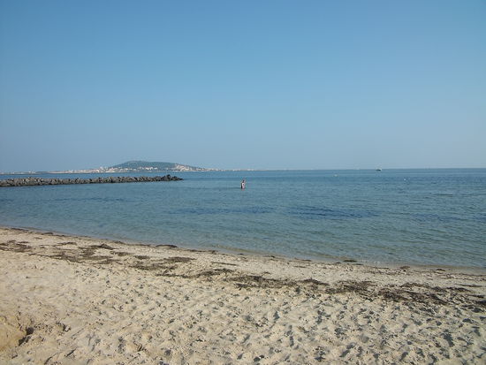 Bassin de Thau, am Strand von Mèze.