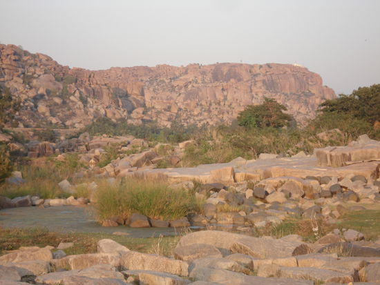 magische landschaft in hampi