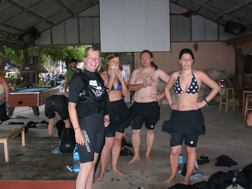 von links: Hilda, Maria, ich, Nicola (Bild von Nicola)