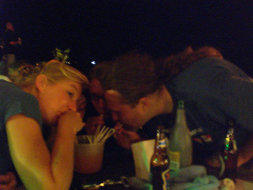 der Anfang vom Ende ... Hilda, Nicola, Daniela und ich ... (Bild von Nicola)