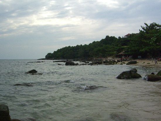 immer noch rauhe See und Wolken