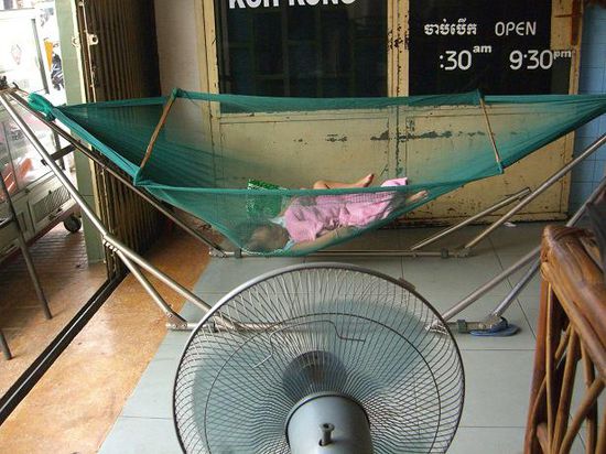 Wiege mit Aircondition