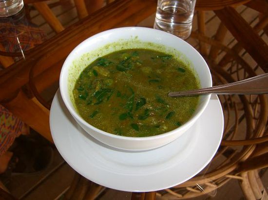 green vegetable soup
