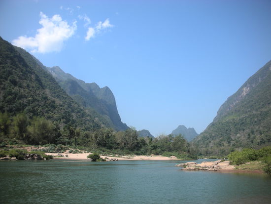 Unsere Aussicht vom Bungalow