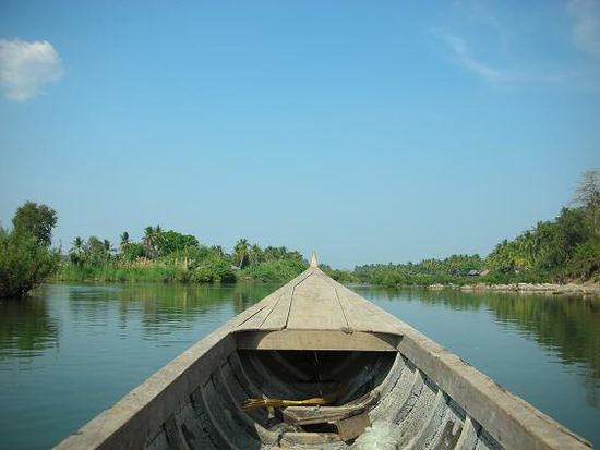 Auf dem Mekong