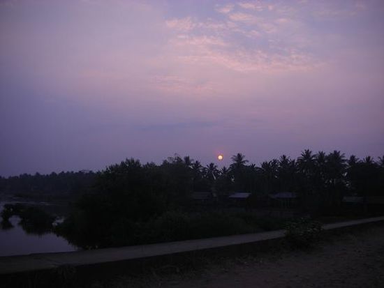 Sonnenaufgang ueber Don Khon