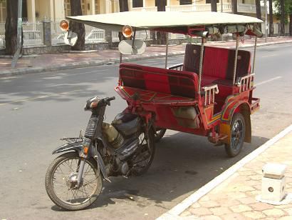 ein Tuk Tuk in Phnom Penh