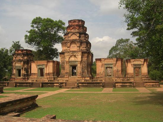 Prasat Kravan, der erste kleine Tempel