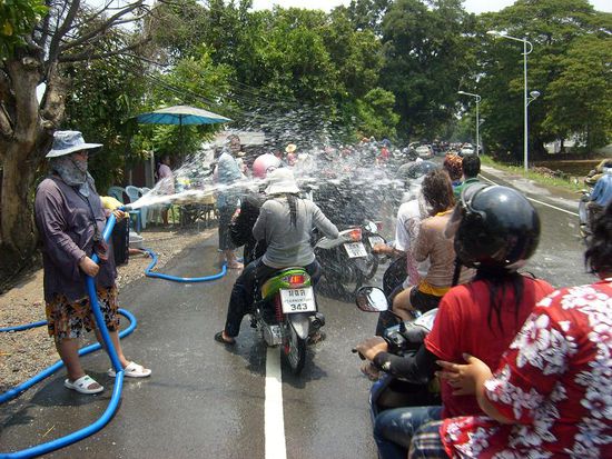 Waterfestival in Ayutthaya