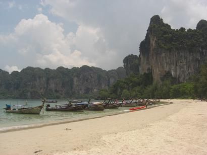 Railay West - dahinter Tonsai Beach