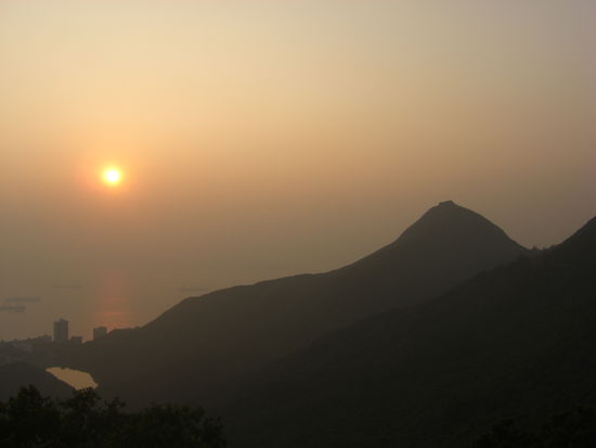 Sonnenuntergang auf dem Peak