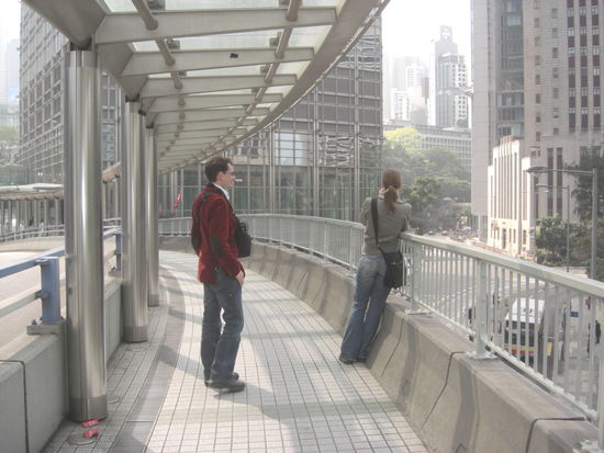 Auf dem Weg zum Peak (Xavier und Kerstin)