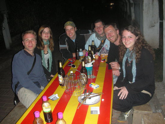 Die Germangroup: Arne, Kerstin, Christian, Carsten, Andreas und die Marion (von links nach rechts)