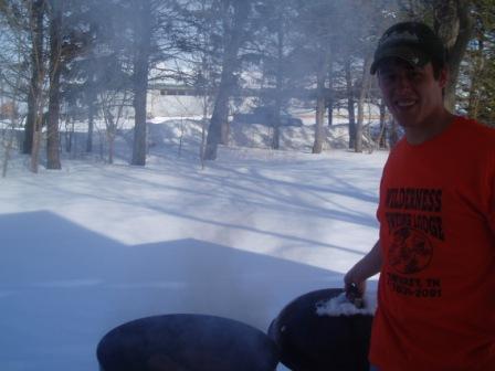 Schnee und grillen?!?!