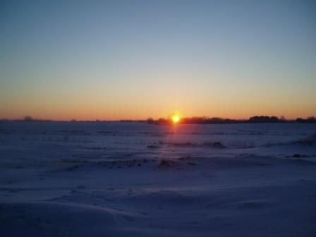 Sunrise - Sonnenaufgang in Wisconsin