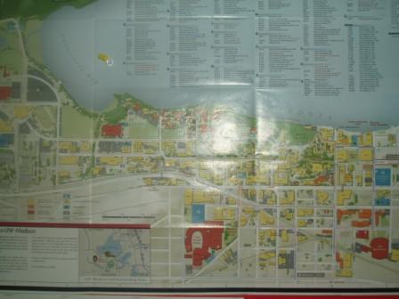 Campus Map of the University of Wisconsin. Ja, ich bin jetzt auch ein "Badger"