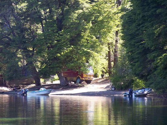 Am Lago Rivadavia im Nationalpark "Los Alceres"