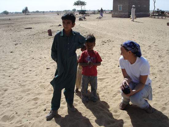 In einem Wüstendorf