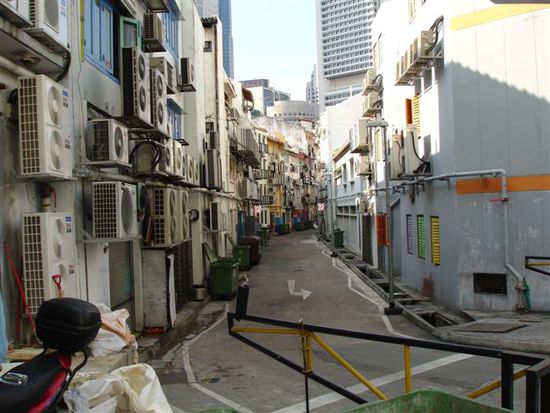direkt hinter dem Boat Quay
