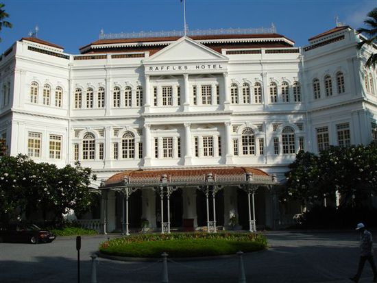 Das berühmte Raffles Hotel