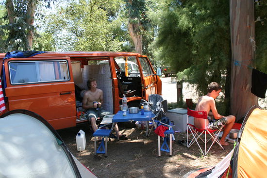 Unser Platz in Ghisonaccia