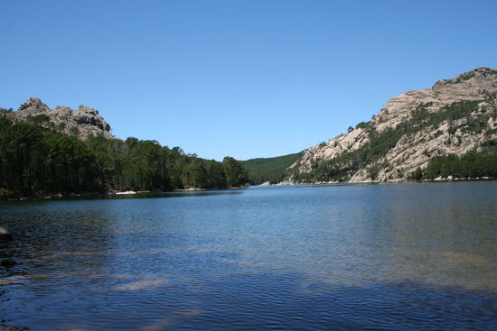 Stausee wo wir unsere Mittagspause hatten.