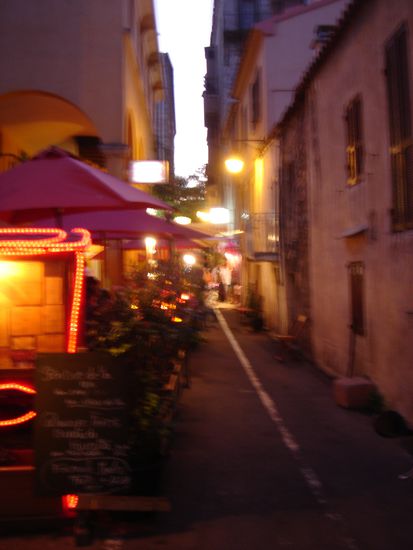 Eine Nachtaufnahme von Porto Vecchio.