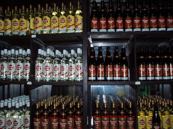 kleine Rumauswahl in der Rumfabrik 