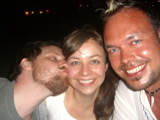 Mit Holger und Tanja, einem deutschen Pärchen in Haad Yao, wir hatten sehr nette Gespräche.