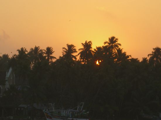 Sunset in Kollam