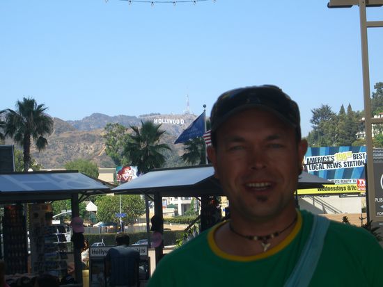 meine Wenigkeit im letzten Jahr am Hollywood Boulevard