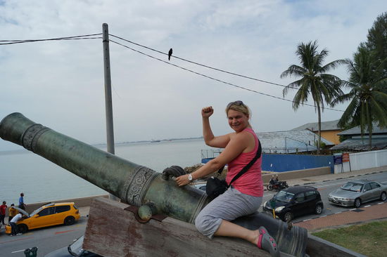 Fort Cornwallis wurde schon immer von Profis bewacht...