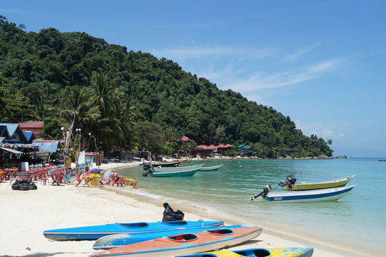 Blick auf den Coral Bay